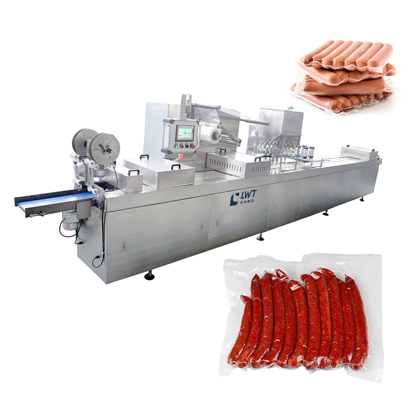 Fully Automatic Servo Motor Drive System Vacuum Thermoforming Packaging Machine for Plastic Film Food