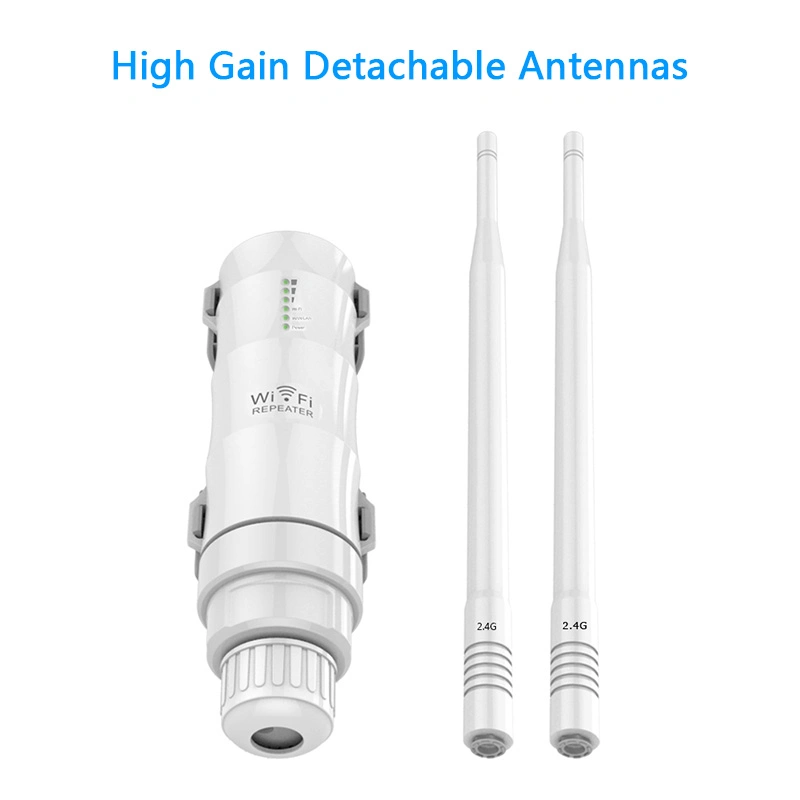 N300 High Gain Antennas Outdoor Wireless Ap/Range Extender/Router with Poe