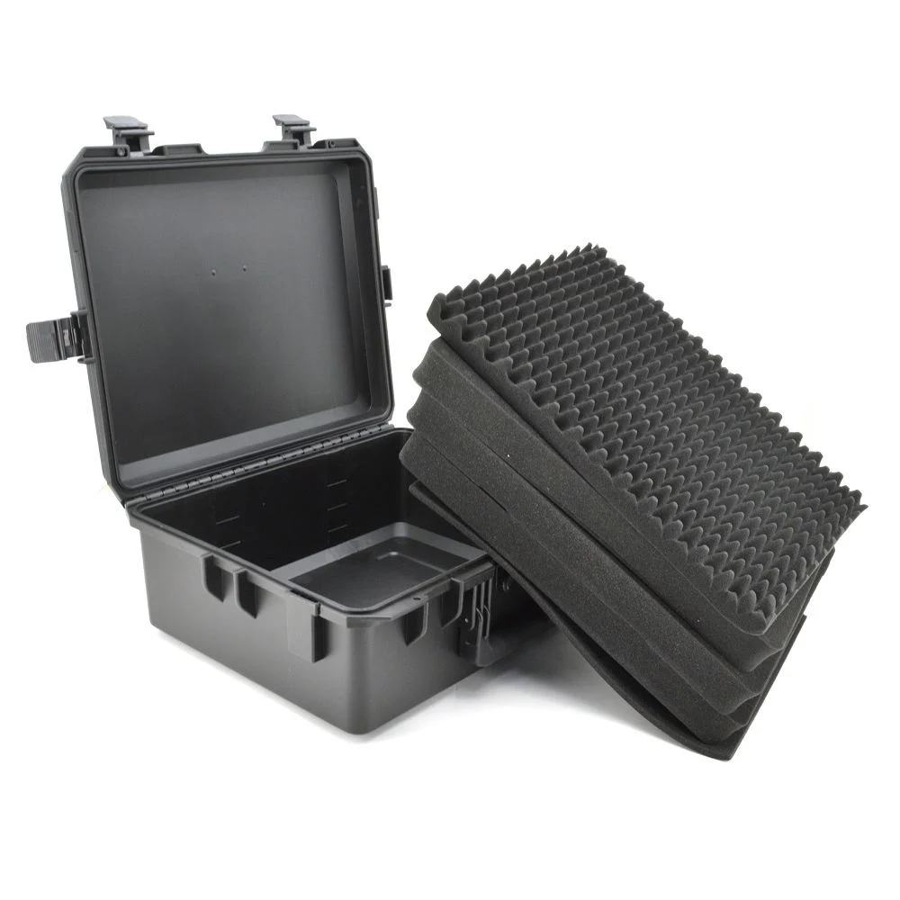 Caja de herramientas de protección de mano grande de plástico para pistolas/drones de PP impermeable 5040L