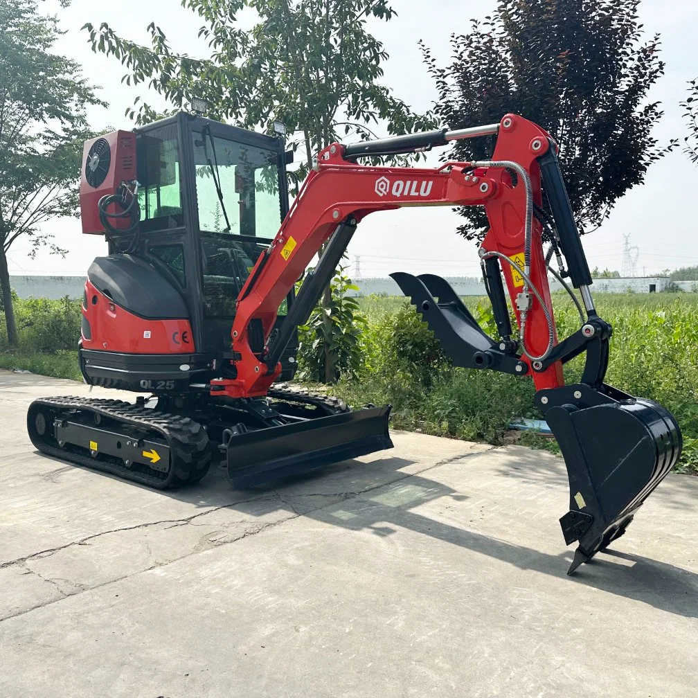 2.5 Ton Mini Digger Uses Rubber Tracks 2.5ton Small Excavator Environmentally Friendly Diesel Engines for Sales