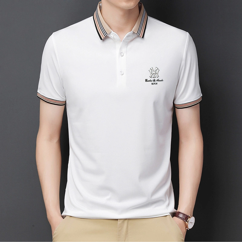 Logo personnalisé impression broderie coton Wholesale Short Uni séchage rapide Polo manches pour Homme