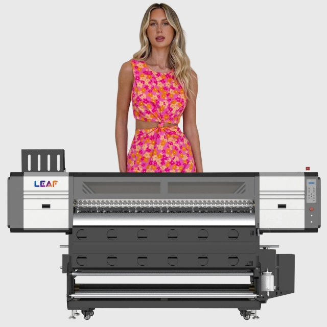 طابعة Sublimation Printer 1.9m i3200 Head Sublimation Printer للطباعة على القمصان