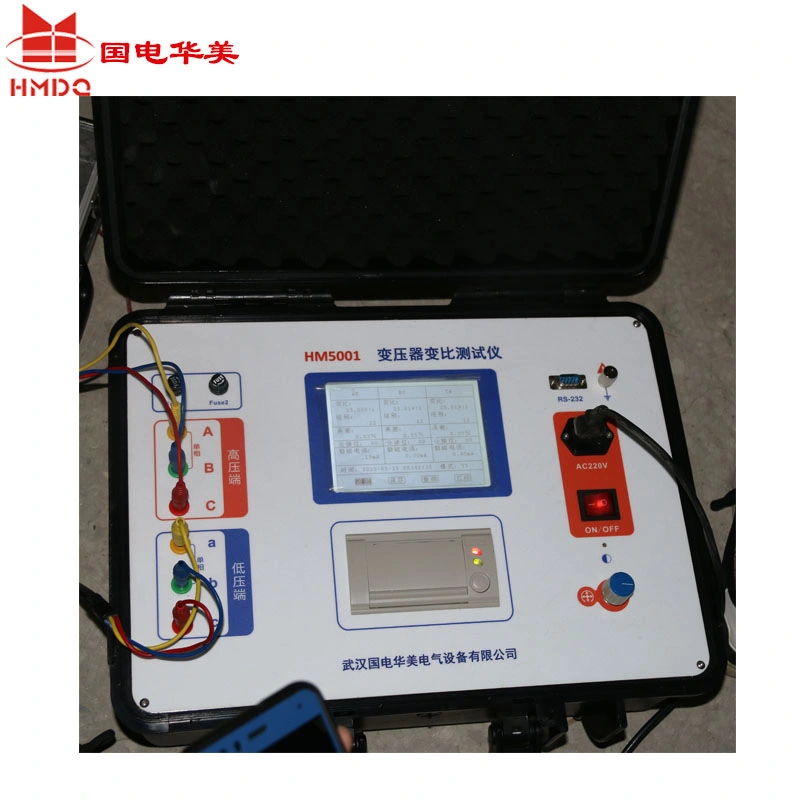 Three Phase and Single Phase TTR Transformer Turns Ratio Test Meter Equipment