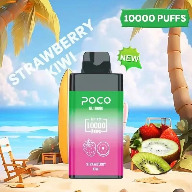 Оригинальный 10000 Puff Poco BL одноразовый стилус E сигарета С аккумулятором Airflow Control и предустановленным измерителем 20 мл