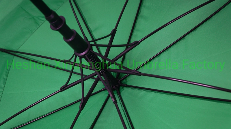 30 Inch Auto Open Double Canopies Vent Straight Golf Umbrella For Promotional Gift (GOL-0030FAD)