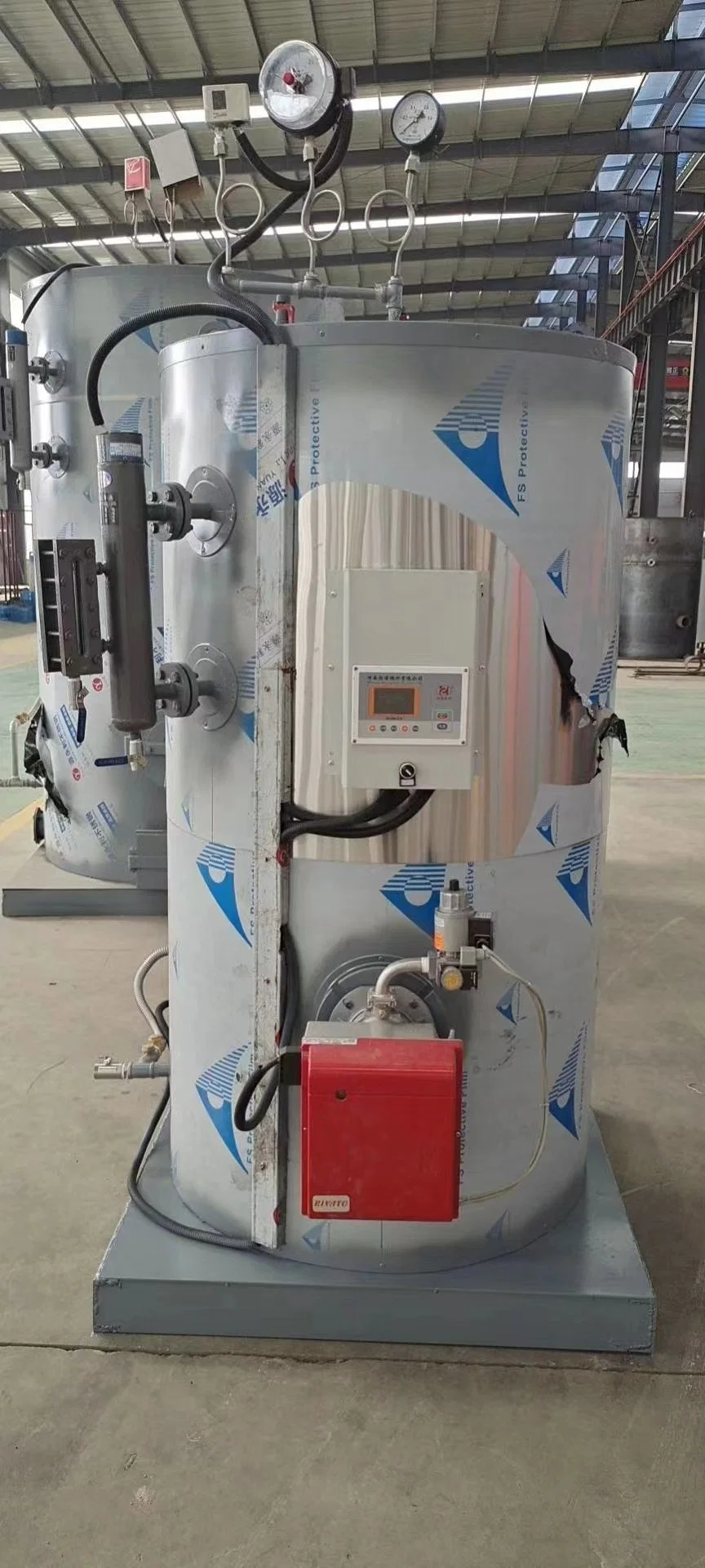 100 300 500 Kg Output 7 Bar Vertical Diesel Fired Steam Generator Price