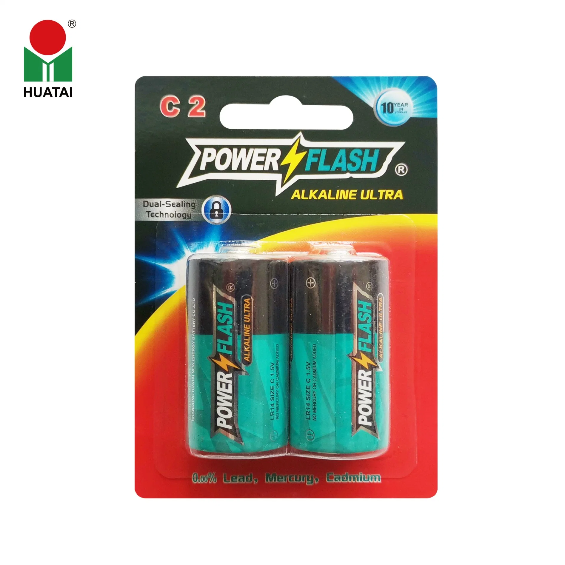 Lr20 D Size Am1 Ultra Alkaline Battery for Flashlights Torches Radios