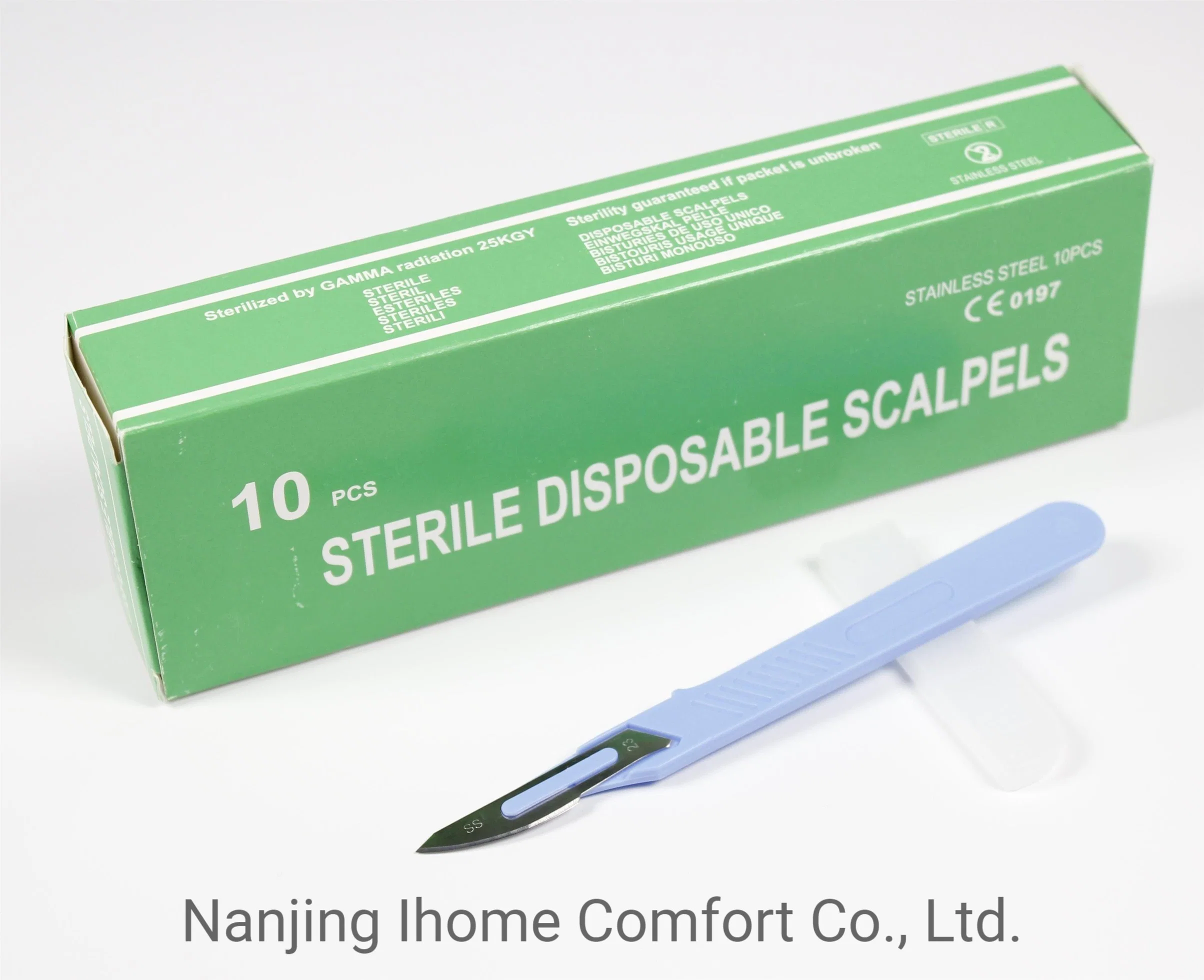 Blades Scalpel Excellent Quality Carbon Steel Sterile Disposable Safety Medical Surgical