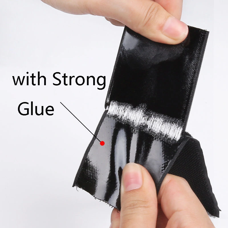 Back Side Glue Hook and Loop Magic Tape for Furniture