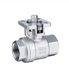 Flange End Direct Mounting Pad 3-PC Ball Valve