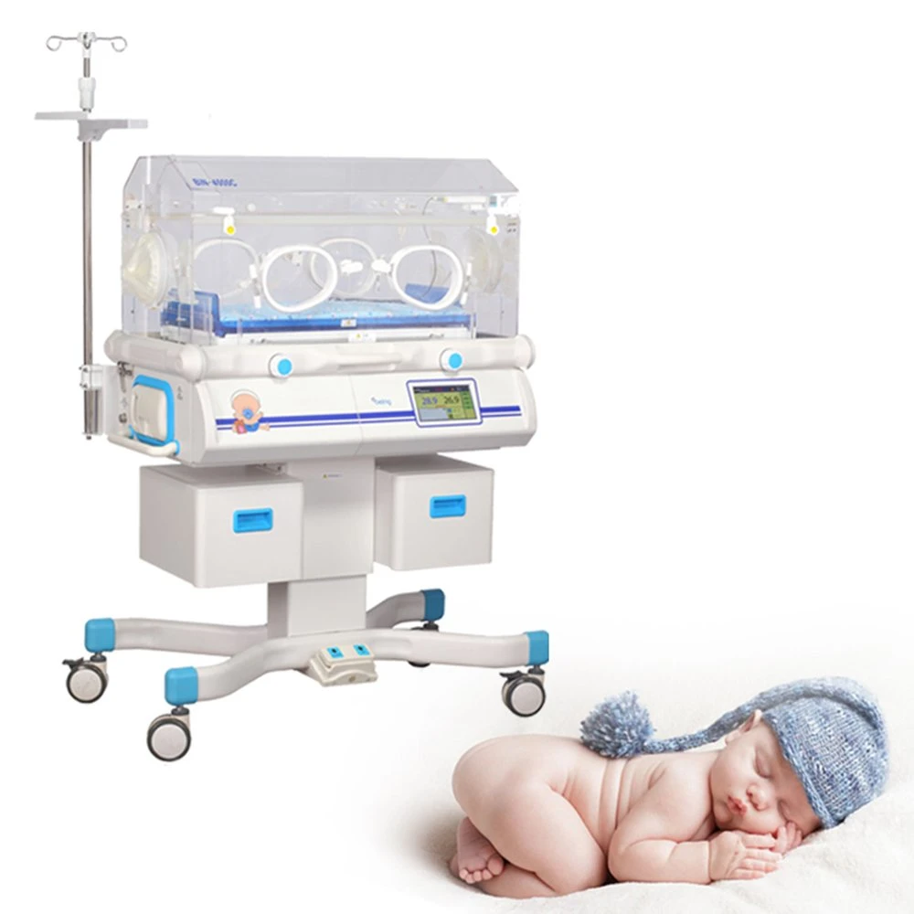 حاضنة المستشفى لرعاية الرضع طفل رضيع مبكر مبكر في حالات الطوارئ ICU الحاضنة