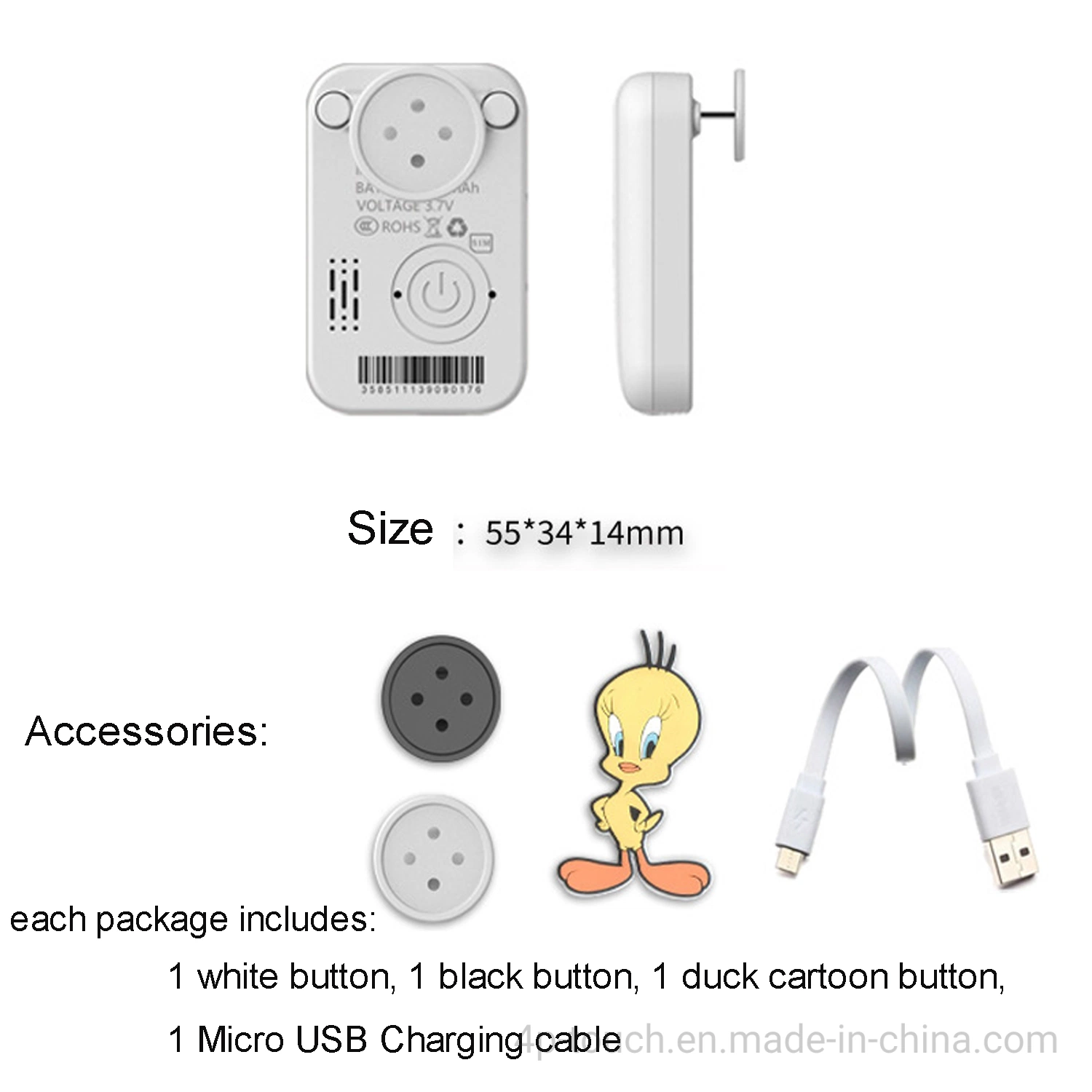 New Arrival 4G IP67 Waterproof Portable Accurate Anti-Lost Alarm personal safety Mini tracker GPS with long battery life A42