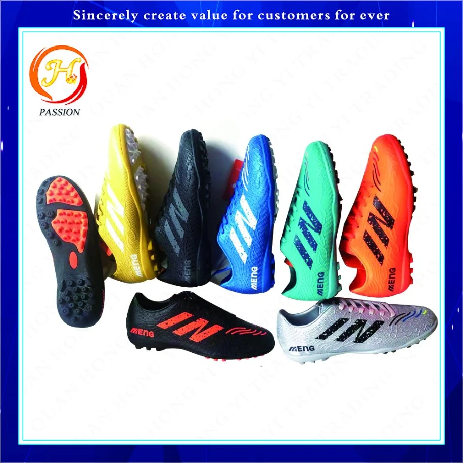 Men Fashion Casual Shoes Athletic Sport Soccer Shoes Kids Sneakers Football Shoes