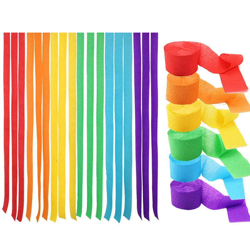 OEM Neon Streamer Craft Crepe Paper