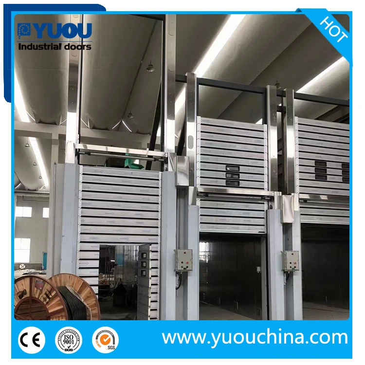 Industrial Thermal Insulated High Speed Roller Shutter Door for Pharmaceutical Drug Factory