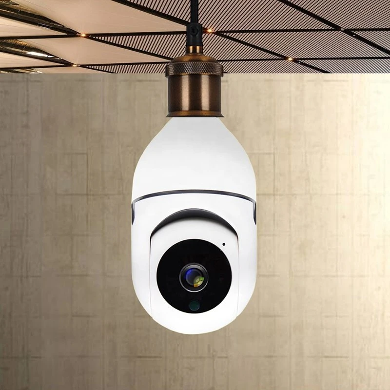 Home Security Mini Cloud IP Speed Dome Camera E27 Bulb Cámara CCTV WiFi Vigilancia de seguridad inalámbrica Cámara PTZ
