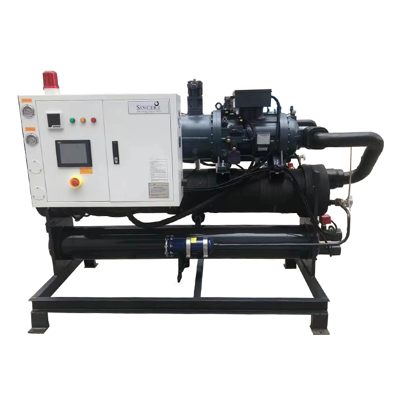 640kw Plastic Industrial Double Compressor Water Cooled Chiller