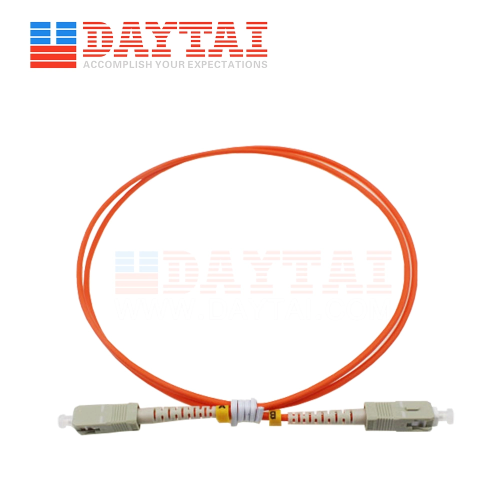 Multi Mode Om1 Om2 Fiber Optic Jumper Patch Cord with Sc/Upc Connector