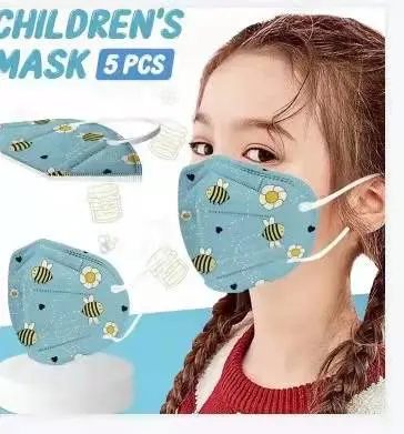 Best Kf94 Korean Made Face Mask Korea Beige Kf94 Kids Mask 3D Safety Protection Facemask, Kf94 Kids Mask