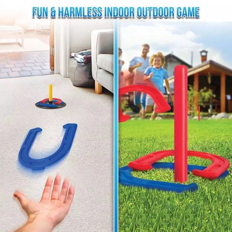 Kinpack Kunststoff Horseshoes Ring Toss Spiel