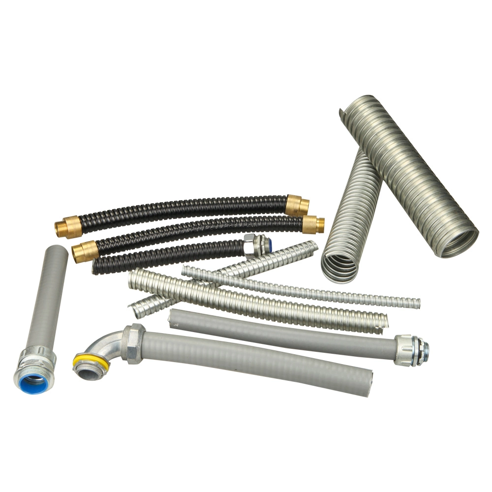 Electrical Liquid Tight Waterproof Gi Flexible/Corrugated Metal Steel Grey Conduit/Tube