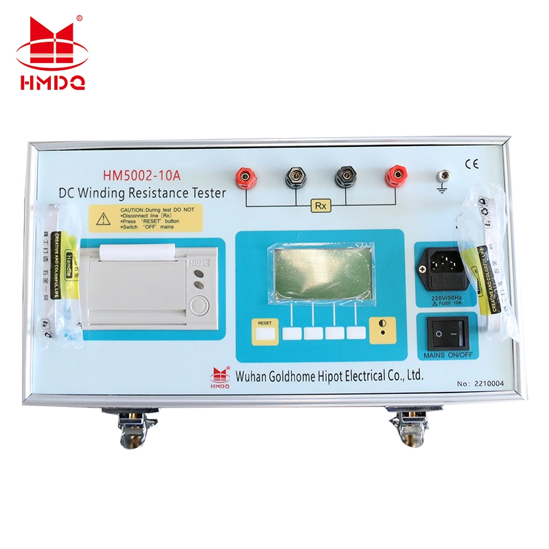 10A, 20A, 40A. 50A Transformer DC Winding Resistance Tester Portable DC Wind Resistance Meter