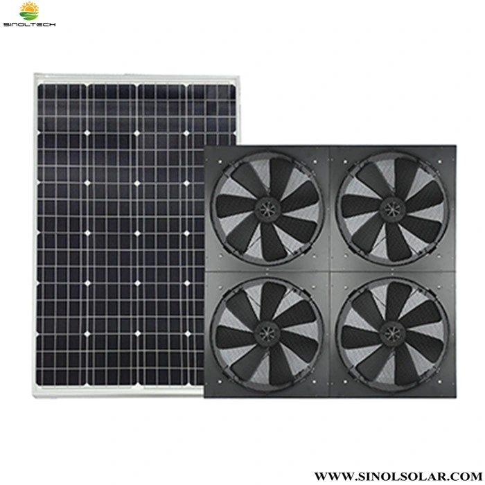 14inch 90W (40W+50W) Solar Powered Gable Vents (SN2018002)