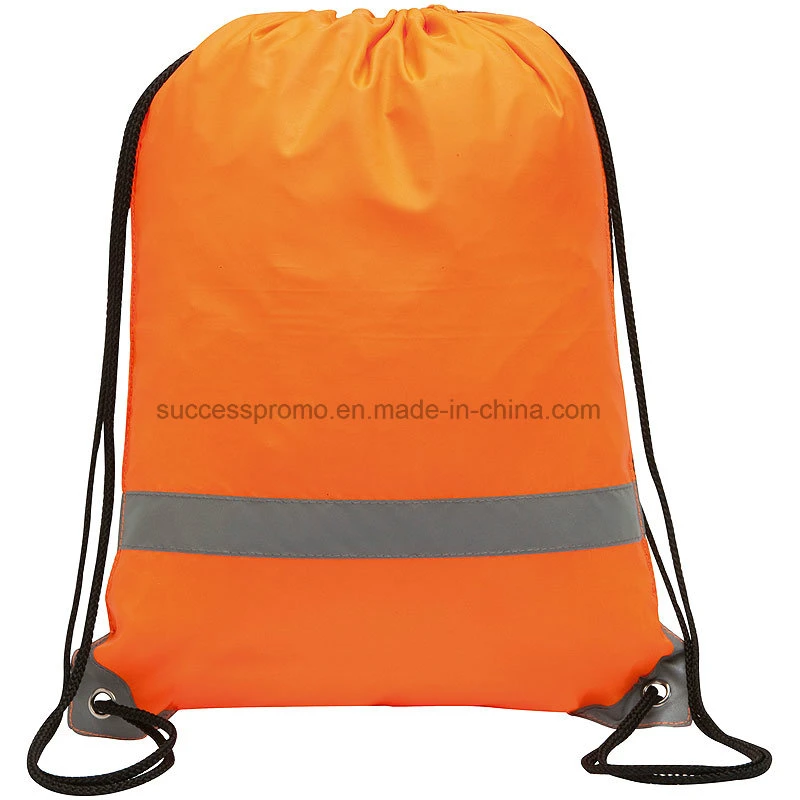 Promotional Laundry Drawstring Bag, Backpack with Pocket