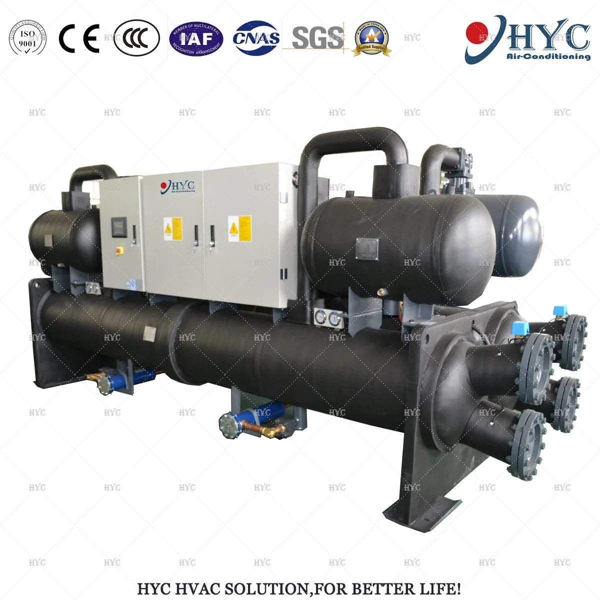 Industrial Water-Cooled Glycol Screw Chiller Refrigeration Equipment (HYC factory)