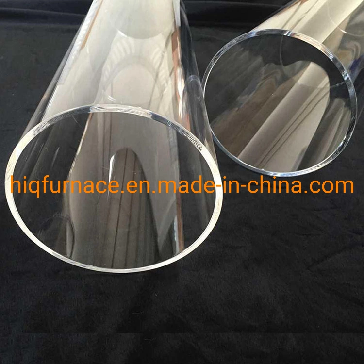 Diameter 100mm Thickness 3mm Length1240mm Clear Fused Quartz Tube, Resistance High Temperature Large Diameter Quartz Glass Tube