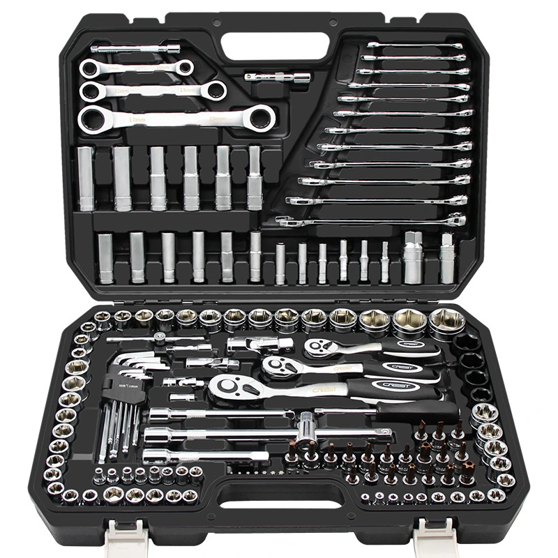 Jeux d'outils pour clés à douille de boîtier combo professionnel 216PCS