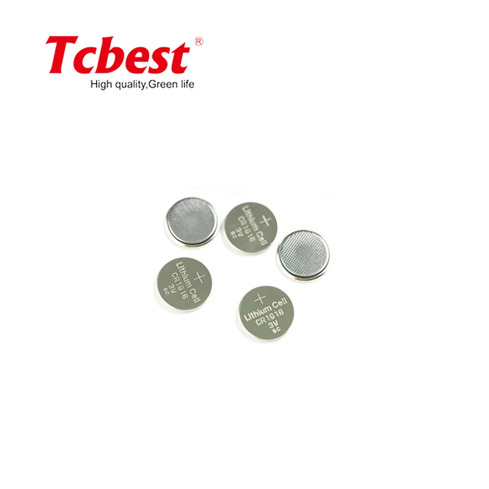 Factory Direct Non-Rechargeable Button Cell Coin 3V Cr2025 Cr2032 Cr2016 Cr1616 &#160; Lithium Button Cell with CE and RoHS