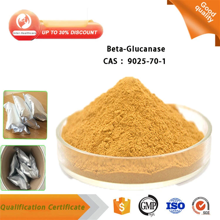 Matières nouvelles arrivées poudre de bêta-glucanase brute cas 9025-70-1 bêta-glucanase