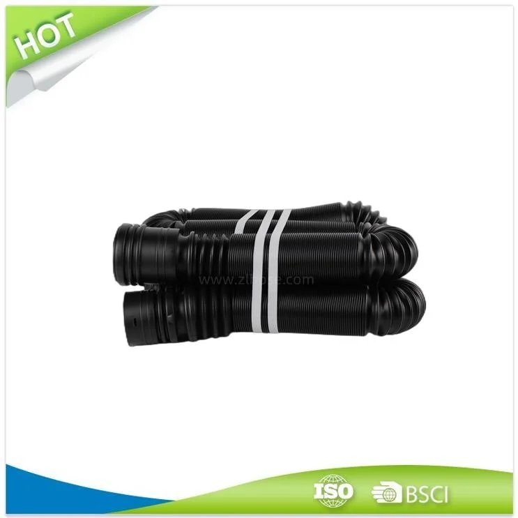 Flex Drain Pipe Solid 65mm X 25&prime; Water Pipe Flexible and Expandable Drain Pipe