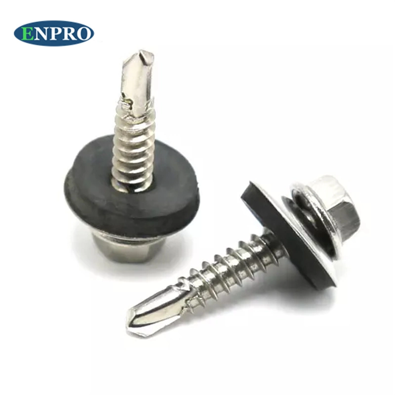 Building Roofing Screws Tornillos Hexagonal Hex Head Self Drilling Screws with Washers