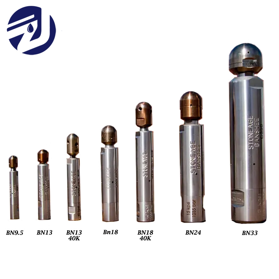 DN13mm 1500bar buse rotative haute pression pour l'hydroélectricité Jetting fabricant de la Chine