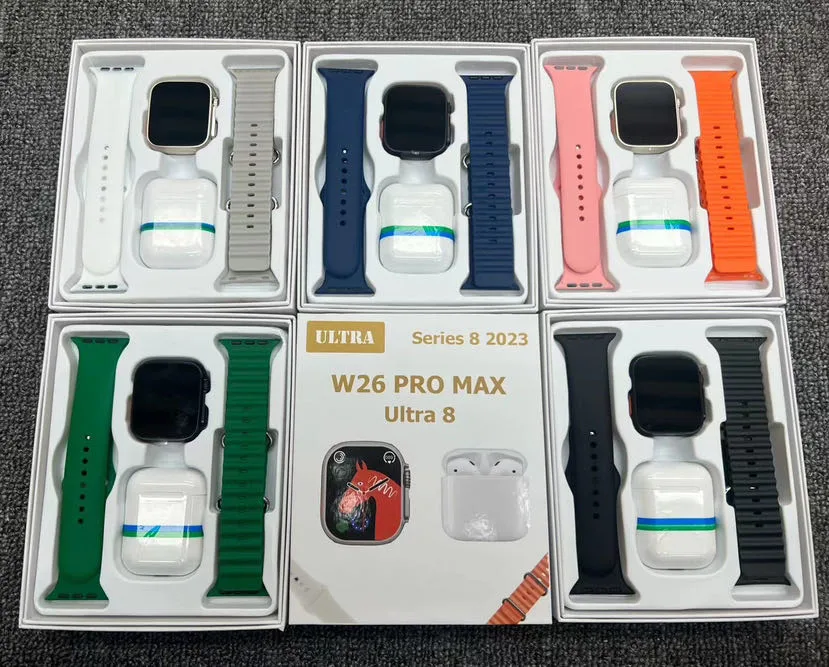 Wasserdicht T900 Ultra Max 2 in 1 Uhr Smartwatch 8 Mit Smart Watch Ohrhörer TWS Ohrhörer kabelloses Laden Reloj Inteligente