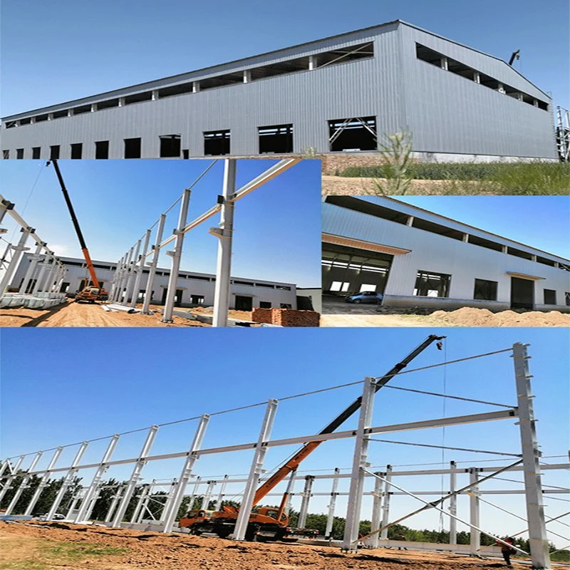 Construção de Estruturas de Aço Galvanizado Pre-Engineered Ware House