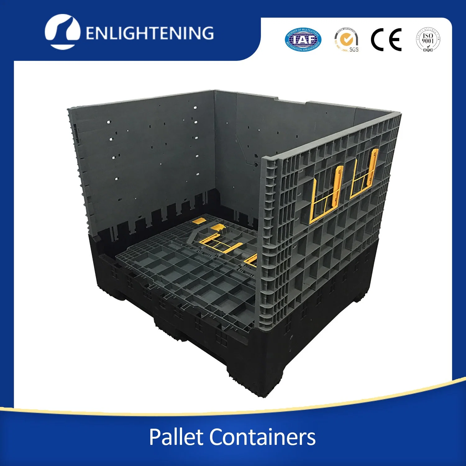 Industrial Foldable Large Container Folding Bulk Shipping Bins