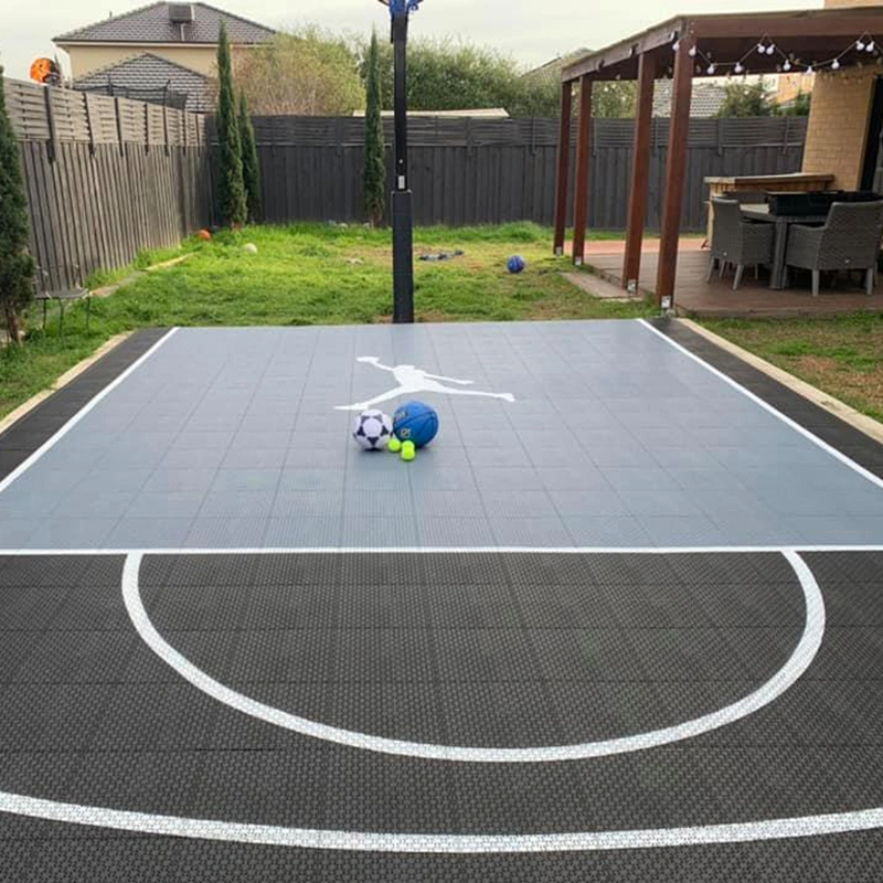 Free Sample Interlocking Sports Court Surfaces Synthetic Basketball Court Outdoor Floor Tiles Mat Material