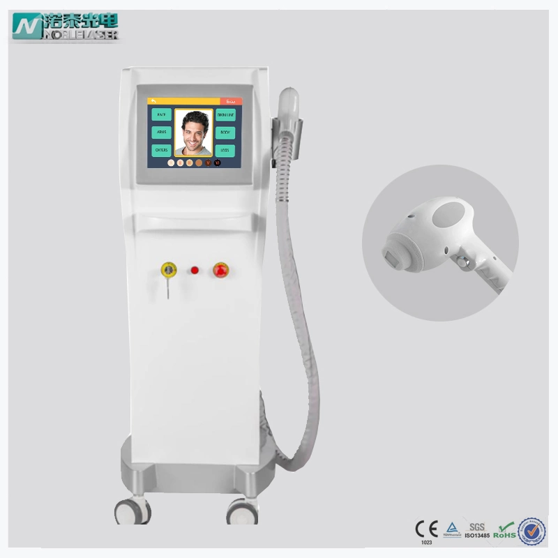 808nm Diodolaser Enthaarungsmaschine / Diodenlaser Haarentfernungsmaschine Diode Laser Haarentfernungssystem Peking Noblelaser