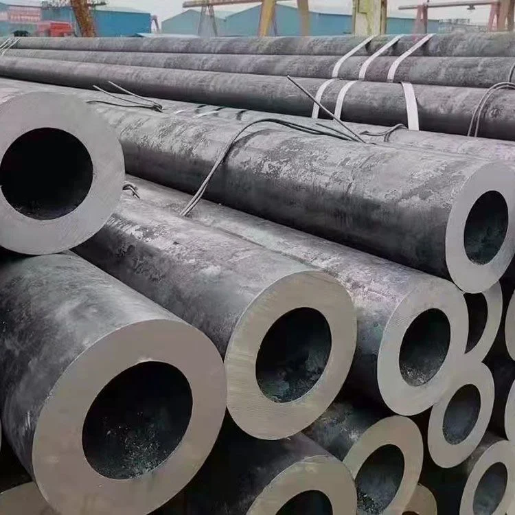 Carbon Steel Pipe/Stainless Steel/Stainless Steel Hot Rolled/Cold Rolled Astmq195/Q235/Q275 Black/Peeling/Polishing/Machined for Pipelines