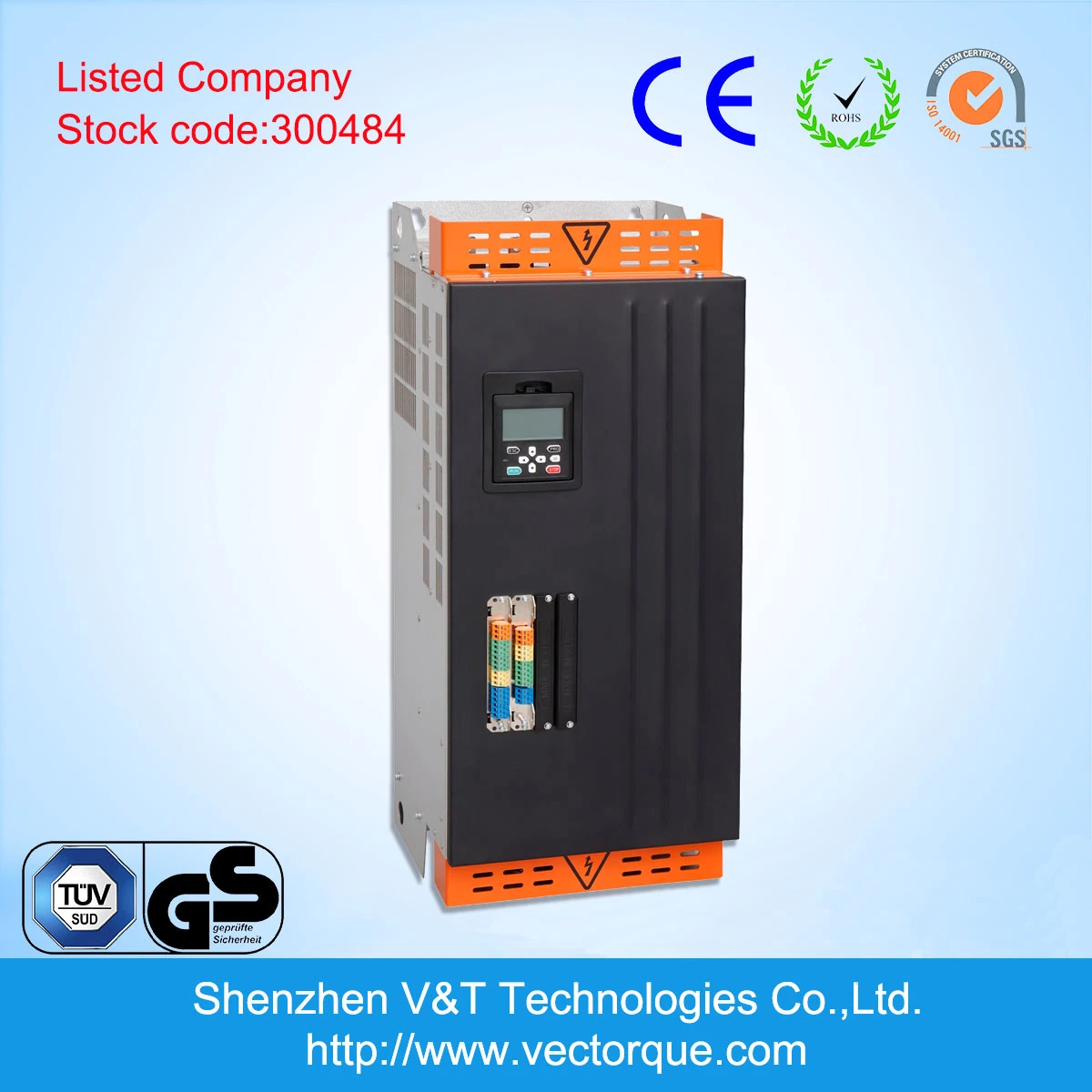 Vts300 7.5kw V/F Vector Torque Control with Encoder Feedback AC Drive