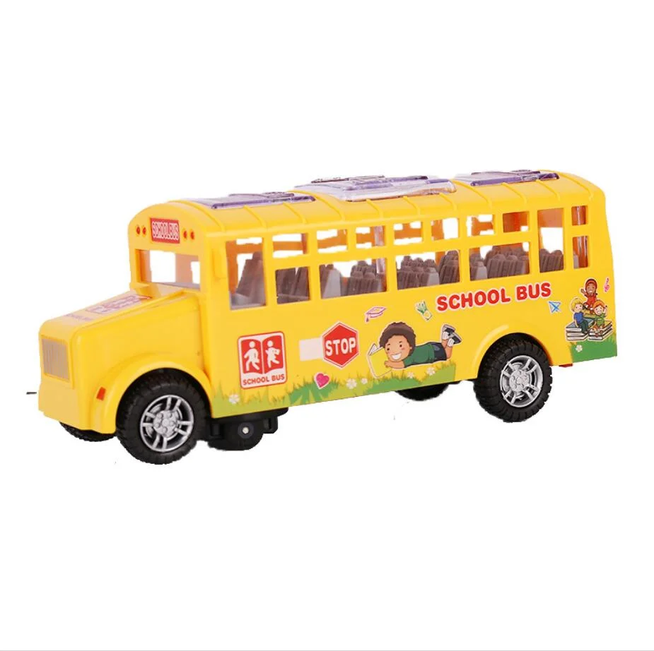 China Manufacture Wholesale/Supplier Transportation Toys Yellow School Bus Toys for Children Gift