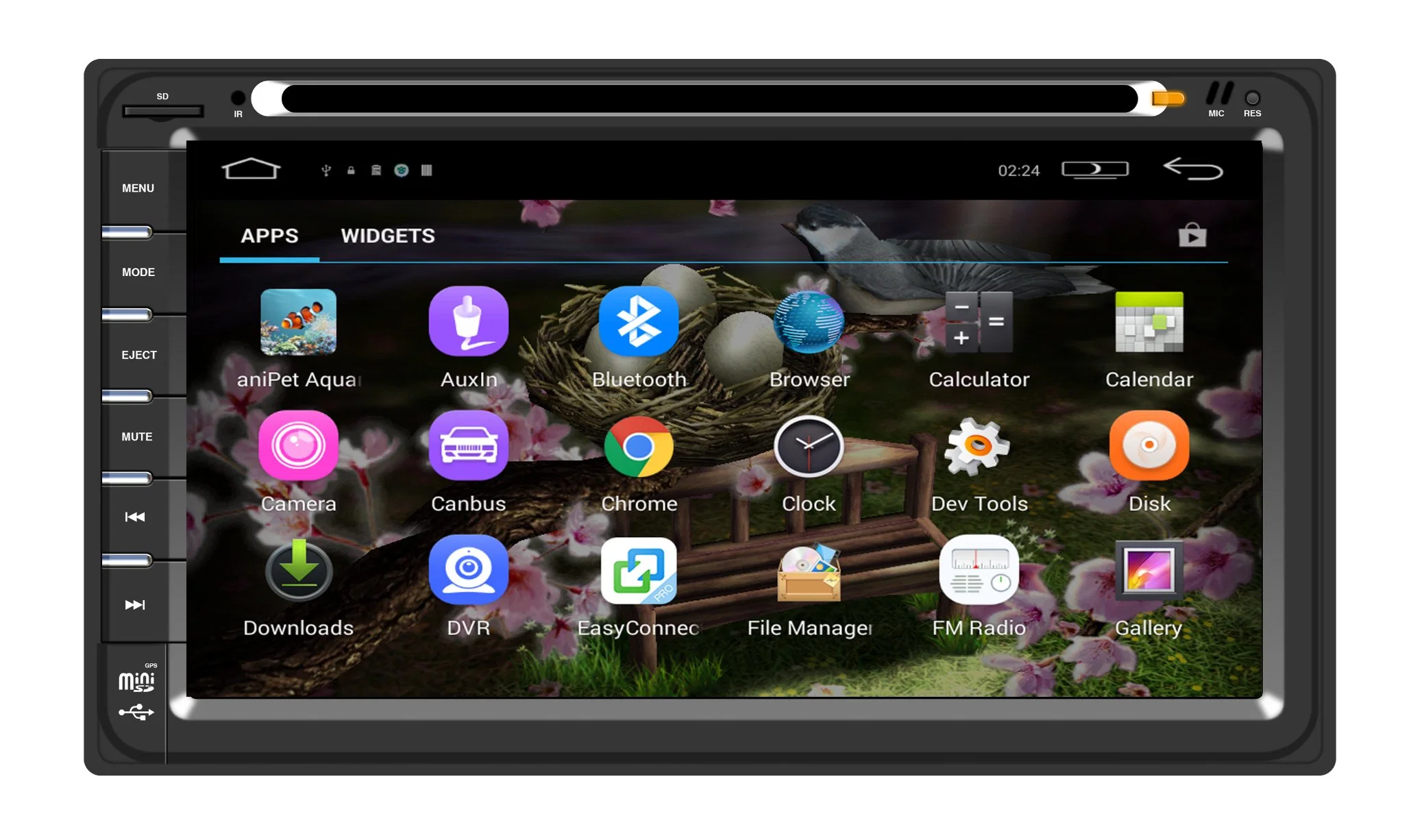 Fulll Touch Screen Universal 6.95 Inch 2DIN New Model Android Car DVD GPS Player