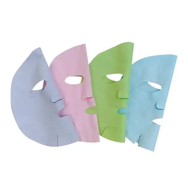 Zero Preservative Coconut Water Fiber Bio Cellulose Colorful Face Mask