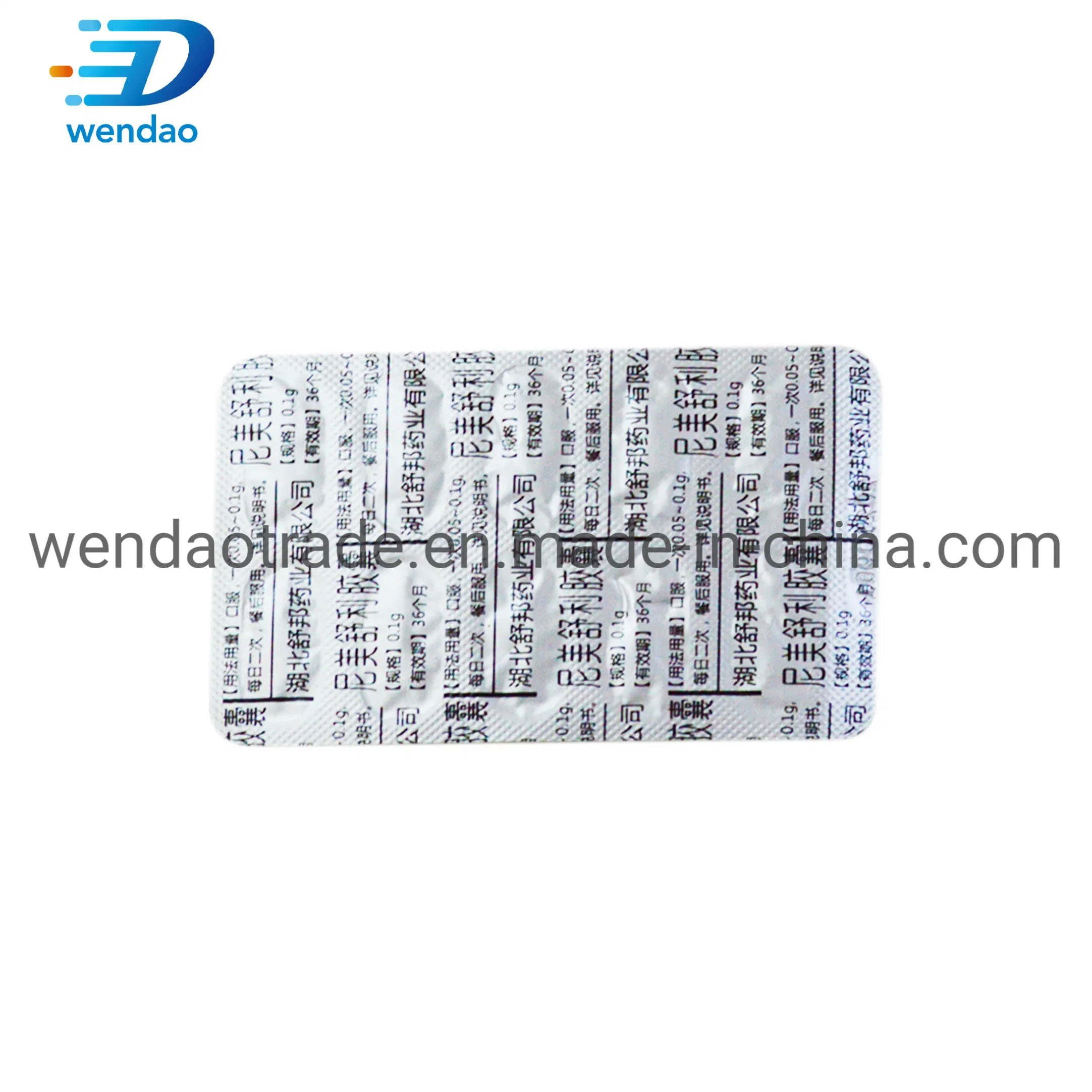 OEM Printed Pill Medical Packing Ptp Aluminum Blister Foil for Pack