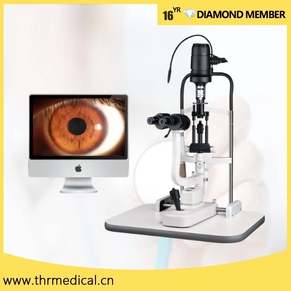 Meidcal Ophthalmic Equipment Portable 2 Magnification Digital Slit Lamp Price