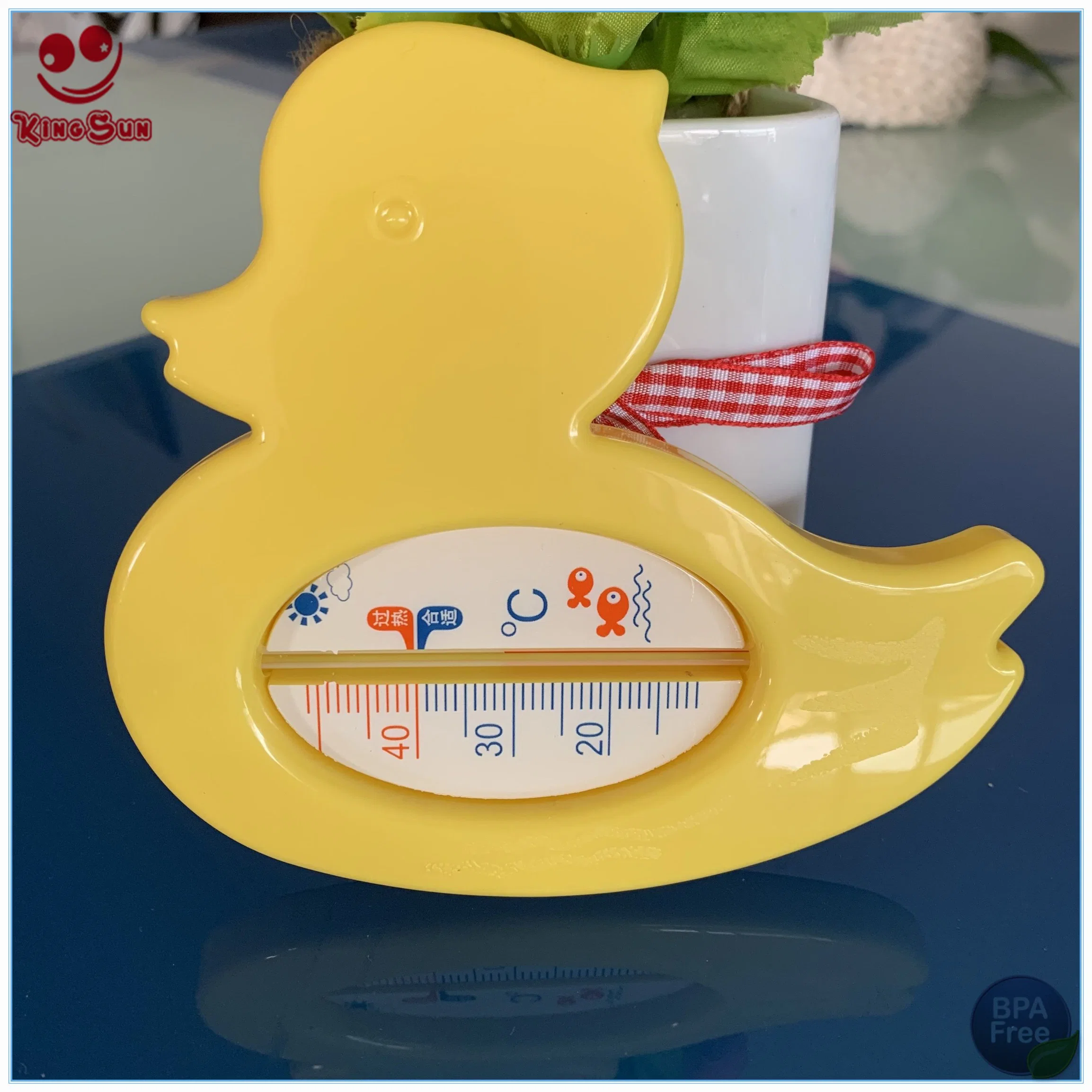 Produits de soins de bébé flottant numérique grenouille Thermomètre bain design