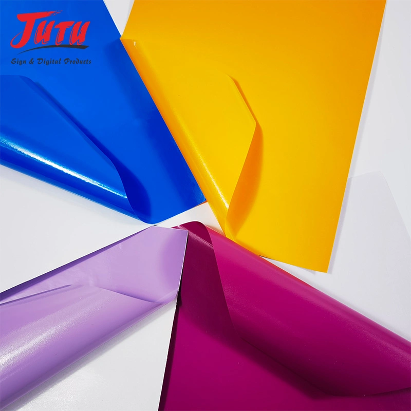 Jutu 120-140g Backing Paper Application on a Wide Variety of Substrates Colored Vinyl for Bottled Beverage